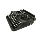 Maxbell Manual Typewriter Model Collectibles Retro Design for Bookshelf Cafe Bedroom Black