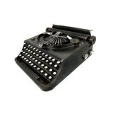 Maxbell Manual Typewriter Model Collectibles Retro Design for Bookshelf Cafe Bedroom Black