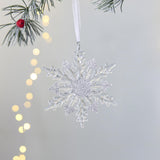 Christmas Tree Snowflake Pendant Christmas Tree Hanging Decorations for Home