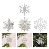 Christmas Tree Snowflake Pendant Christmas Tree Hanging Decorations for Home