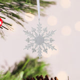 Christmas Tree Snowflake Pendant Christmas Tree Hanging Decorations for Home