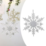 Christmas Tree Snowflake Pendant Christmas Tree Hanging Decorations for Home