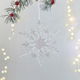 Christmas Tree Snowflake Pendant Christmas Tree Hanging Decorations for Home