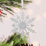 Christmas Tree Snowflake Pendant Christmas Tree Hanging Decorations for Home