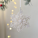 Christmas Tree Snowflake Pendant Christmas Tree Hanging Decorations for Home