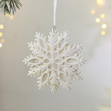 Christmas Tree Snowflake Pendant Christmas Tree Hanging Decorations for Home