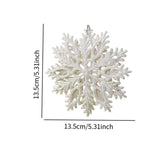 Christmas Tree Snowflake Pendant Christmas Tree Hanging Decorations for Home