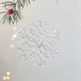 Christmas Tree Snowflake Pendant Christmas Tree Hanging Decorations for Home