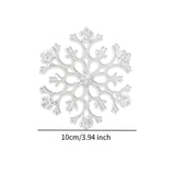 Christmas Tree Snowflake Pendant Christmas Tree Hanging Decorations for Home