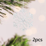 Christmas Tree Snowflake Pendant Christmas Tree Hanging Decorations for Home