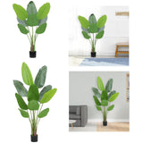 Artificial Potted Plant Artificial Plant Decor for Indoor Outdoor Store Home 120cm