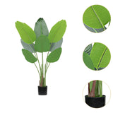 Artificial Potted Plant Artificial Plant Decor for Indoor Outdoor Store Home 120cm