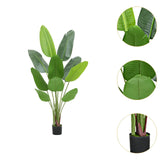 Artificial Potted Plant Artificial Plant Decor for Indoor Outdoor Store Home 160cm