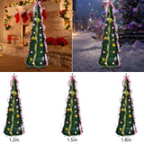 Christmas Pull up Trees Collapsible Xmas Tree for Decorative Home Apartment 3.9 ft