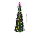 Christmas Pull up Trees Collapsible Xmas Tree for Decorative Home Apartment 3.9 ft