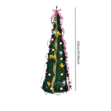 Christmas Pull up Trees Collapsible Xmas Tree for Decorative Home Apartment 4.9 ft