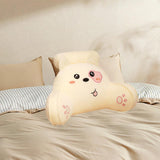 Back Pillow for Sitting up in Bed Cute Bed Pillow for Watching TV Car Gaming Beigr