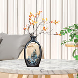 Resin Flower Vase Novelty Tabletop Ornament for Entrance Bedside Living Room Short