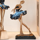 Ballerina Girls Figurine Gift Ballerina Girls Statue for Decor TV Stand Shelf Style A