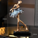 Ballerina Girls Figurine Gift Ballerina Girls Statue for Decor TV Stand Shelf Style A