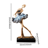 Ballerina Girls Figurine Gift Ballerina Girls Statue for Decor TV Stand Shelf Style A