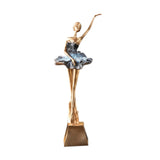 Ballerina Girls Figurine Gift Ballerina Girls Statue for Decor TV Stand Shelf Style B