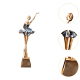 Ballerina Girls Figurine Gift Ballerina Girls Statue for Decor TV Stand Shelf Style B