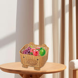 Bear Woven Basket Cute Biscuit Cookies Pastry Display Basket for Living Room S