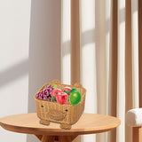 Bear Woven Basket Cute Biscuit Cookies Pastry Display Basket for Living Room L