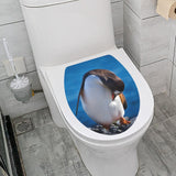 Toilet Sticker Creative Toilet Seat Cover Decal for Toilets Restroom Bedroom Style A