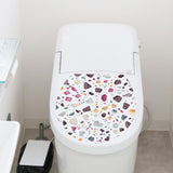 Toilet Sticker Creative Toilet Seat Cover Decal for Toilets Restroom Bedroom Style B