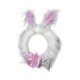 35cm Plush Easter Bunny Front Door Wreath Multipurpose Easter Party Supplies