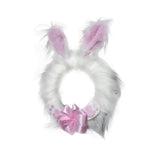 35cm Plush Easter Bunny Front Door Wreath Multipurpose Easter Party Supplies