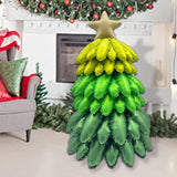 Inflatable Christmas Tree Balloon 38.6" Holiday Christmas Tree Foil Balloons Green