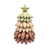 Inflatable Christmas Tree Balloon 38.6" Holiday Christmas Tree Foil Balloons Brown