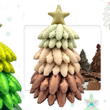 Inflatable Christmas Tree Balloon 38.6" Holiday Christmas Tree Foil Balloons Brown