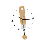 Maxbell Storage Basket and Wall Clock No Ticking Lightweight Wall Decoration