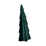 Flocked Xmas Tree Bedroom Festival Window Tabletop Artificial Christmas Tree Green