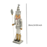 Nutcracker Figure Christmas Decoration Nutcracker Figurine for Shelf Holiday