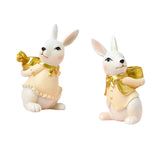 Easter Rabbit Figurine Candle Holder Decorative Multifunctional Candle Stand Male