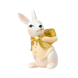 Easter Rabbit Figurine Candle Holder Decorative Multifunctional Candle Stand Male