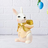 Easter Rabbit Figurine Candle Holder Decorative Multifunctional Candle Stand Male