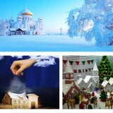 Christmas Artificial Snow Blanket for Christmas Village Accessories 90x240cm