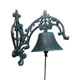 Farmhouse Dinner Bell Wall Mounted Front Gate Bell for Porch Pretty Entrance