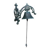 Farmhouse Dinner Bell Wall Mounted Front Gate Bell for Porch Pretty Entrance