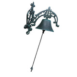 Farmhouse Dinner Bell Wall Mounted Front Gate Bell for Porch Pretty Entrance