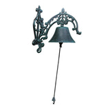 Farmhouse Dinner Bell Wall Mounted Front Gate Bell for Porch Pretty Entrance