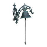 Farmhouse Dinner Bell Wall Mounted Front Gate Bell for Porch Pretty Entrance