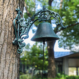 Farmhouse Dinner Bell Wall Mounted Front Gate Bell for Porch Pretty Entrance