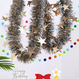 Christmas Tinsel Garland, Wedding Stair Festival Party Supplies DIY Ornament